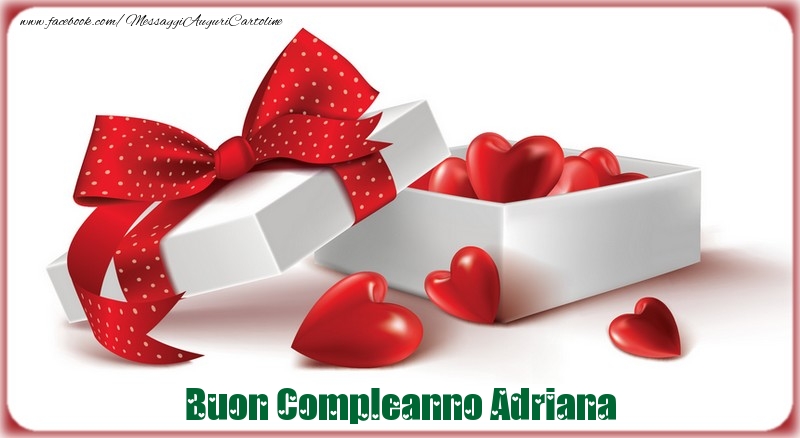 Buon Compleanno Adriana - Cartoline compleanno