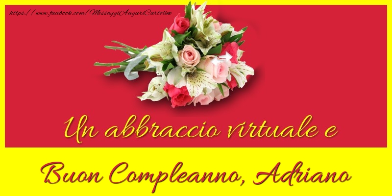 Buon compleanno, Adriano - Cartoline compleanno