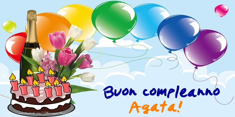 Buon Compleanno Agata! - Cartoline compleanno