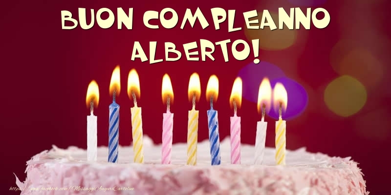 Torta - Buon compleanno, Alberto! - Cartoline compleanno con torta