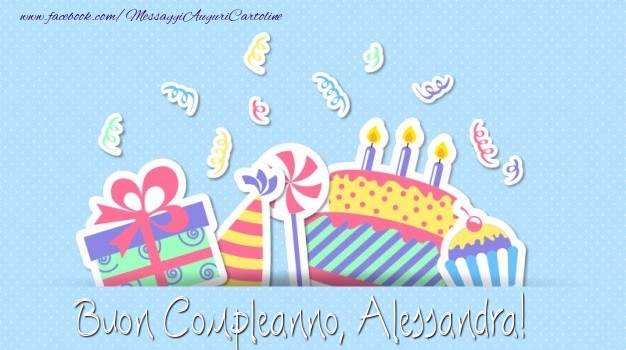 Buon Compleanno, Alessandra! - Cartoline compleanno