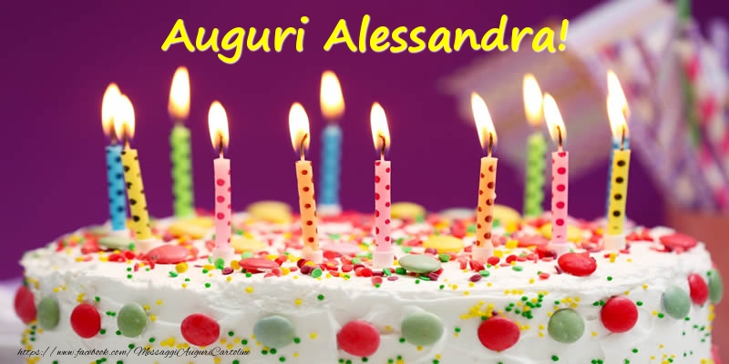 Auguri Alessandra! - Cartoline compleanno