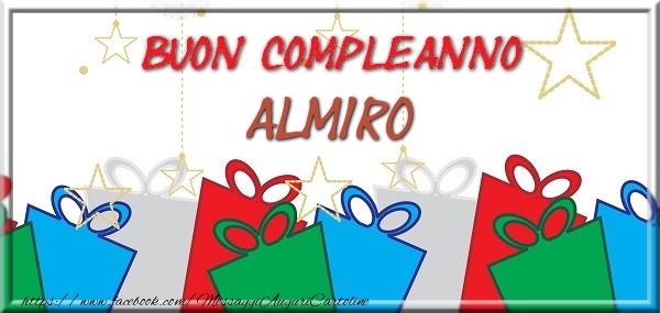 Buon compleanno Almiro - Cartoline compleanno