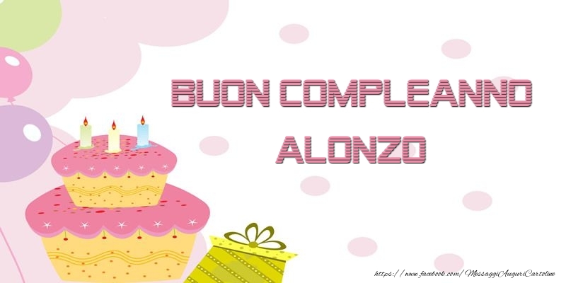 Buon Compleanno Alonzo - Cartoline compleanno