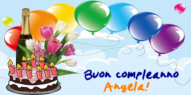 Buon Compleanno Angela! - Cartoline compleanno