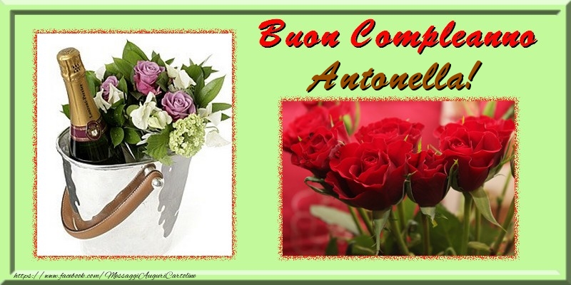 Buon Compleanno Antonella - Cartoline compleanno