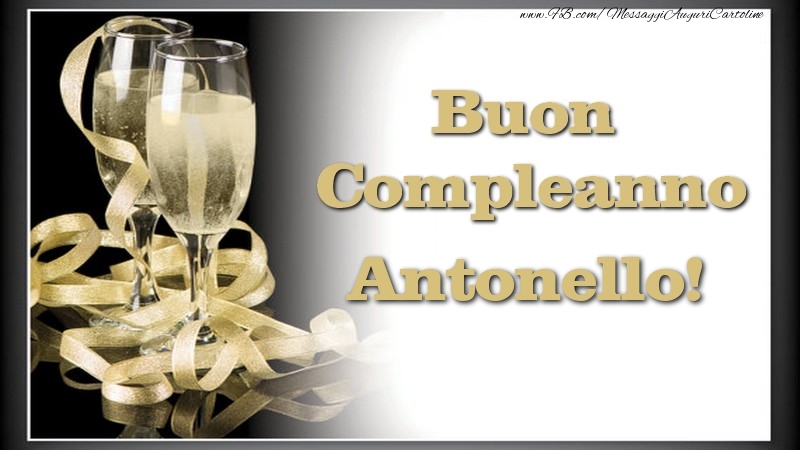 Buon Compleanno, Antonello - Cartoline compleanno
