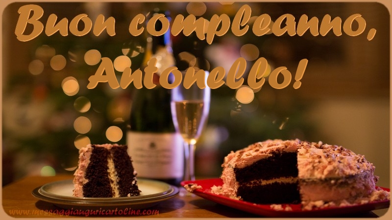 Buon compleanno, Antonello - Cartoline compleanno