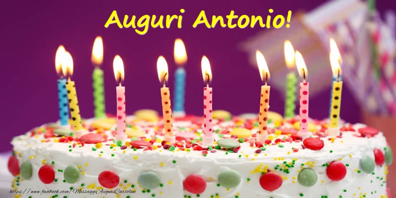Auguri Antonio! - Cartoline compleanno
