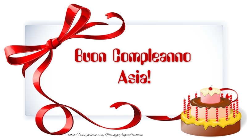 Buon Compleanno Asia! - Cartoline compleanno