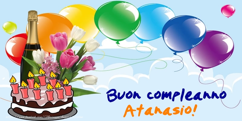 Buon Compleanno Atanasio! - Cartoline compleanno