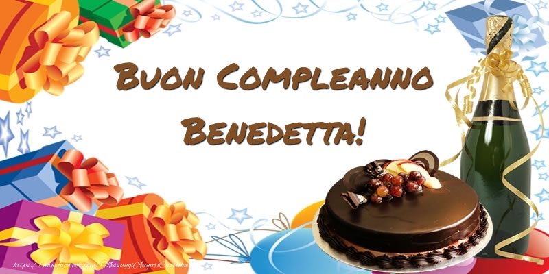 Buon Compleanno Benedetta! - Cartoline compleanno