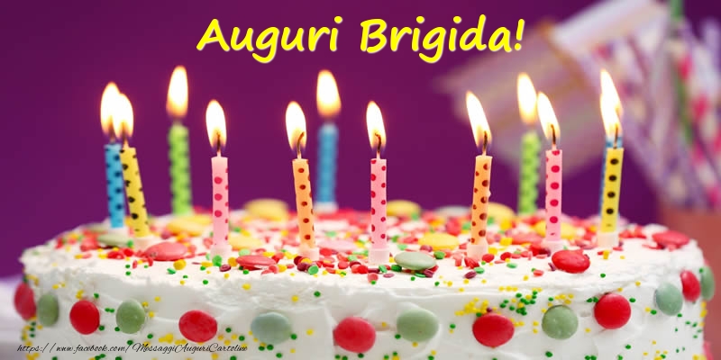 Auguri Brigida! - Cartoline compleanno
