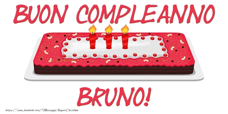 Buon Compleanno Bruno! - Cartoline compleanno