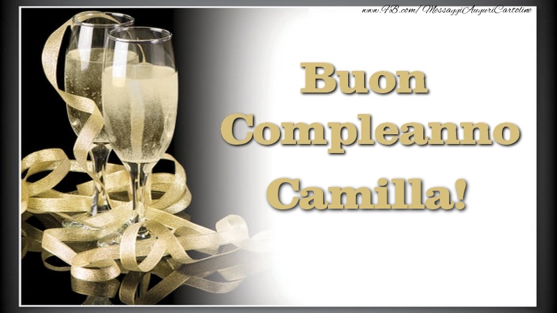 Buon Compleanno, Camilla - Cartoline compleanno