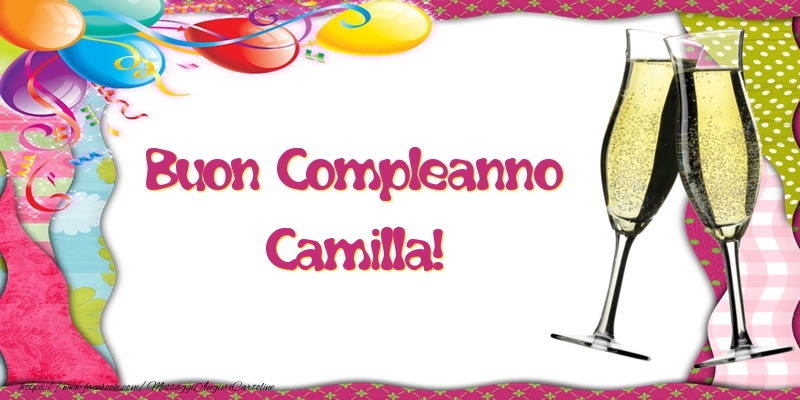 Buon Compleanno Camilla! - Cartoline compleanno
