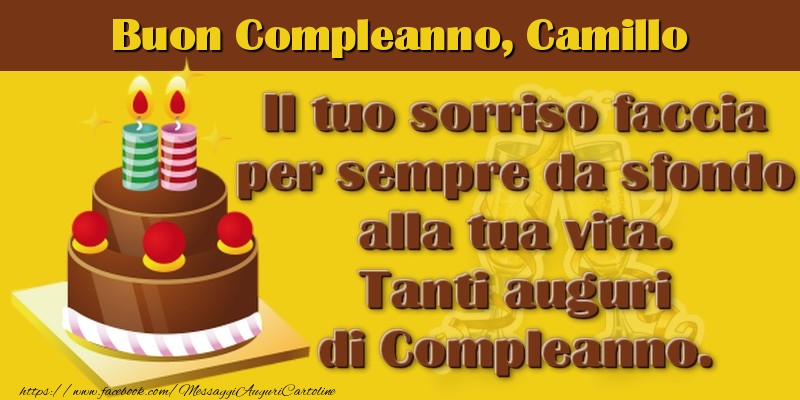 Buon Compleanno Camillo - Cartoline compleanno