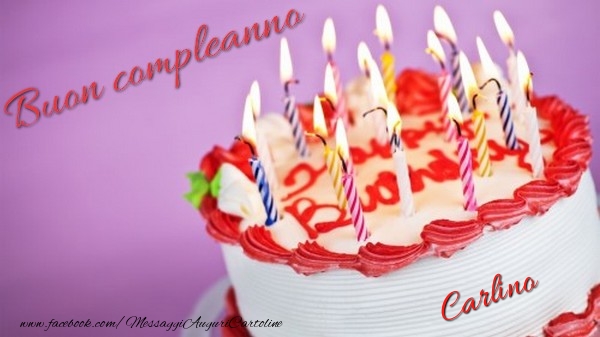 Buon compleanno, Carlino! - Cartoline compleanno