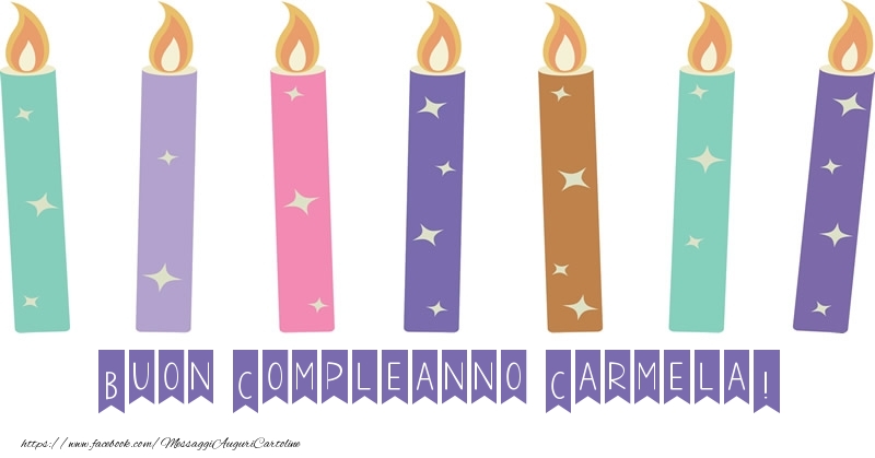 Buon Compleanno Carmela! - Cartoline compleanno