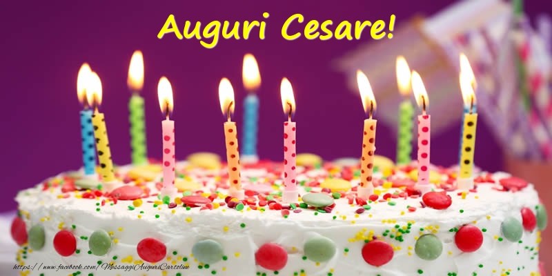  Auguri Cesare! - Cartoline compleanno