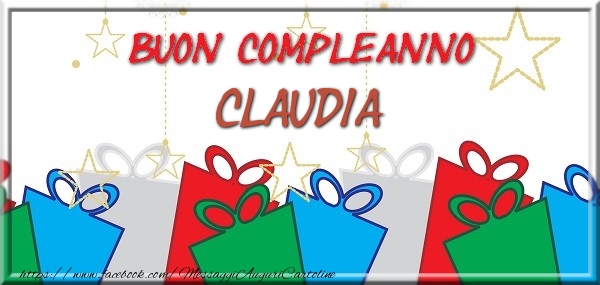 Buon compleanno Claudia - Cartoline compleanno