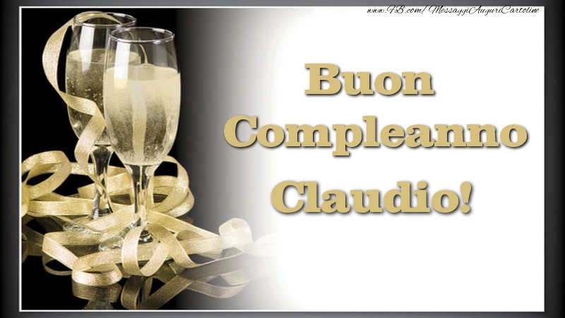 Buon Compleanno, Claudio - Cartoline compleanno