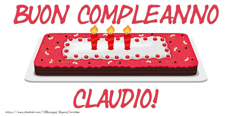 Buon Compleanno Claudio! - Cartoline compleanno