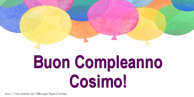 Buon Compleanno Cosimo! - Cartoline compleanno
