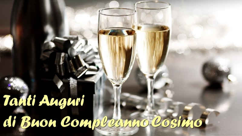 Tanti Auguri di Buon Compleanno Cosimo - Cartoline compleanno
