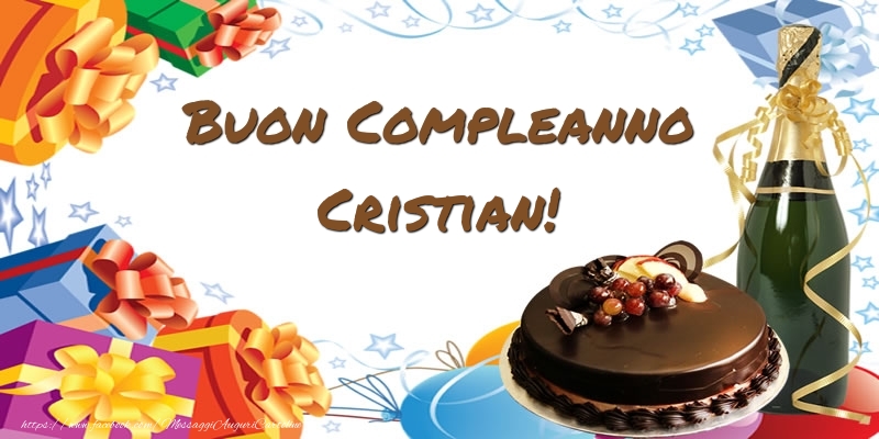 Buon Compleanno Cristian! - Cartoline compleanno