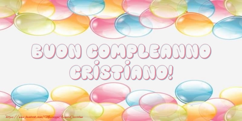 Buon Compleanno Cristiano! - Cartoline compleanno