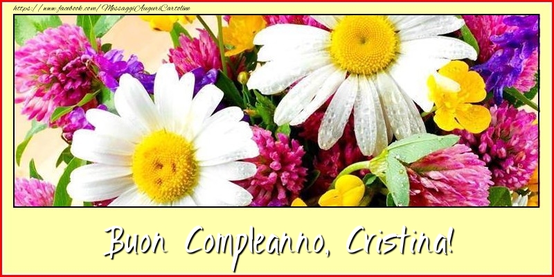 Buon Compleanno, Cristina! - Cartoline compleanno