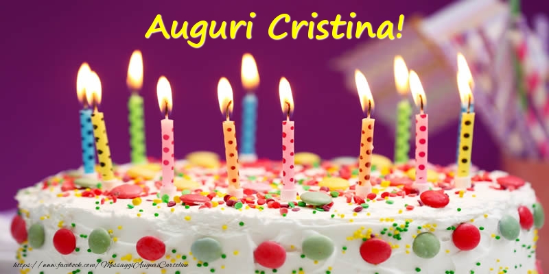 Auguri Cristina! - Cartoline compleanno