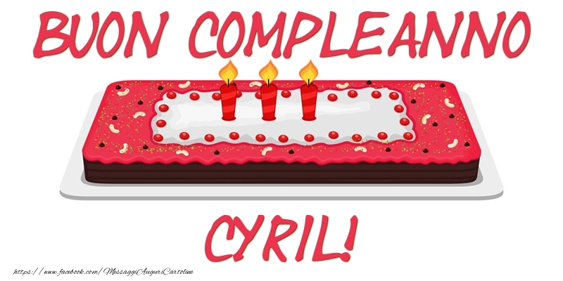 Buon Compleanno Cyril! - Cartoline compleanno