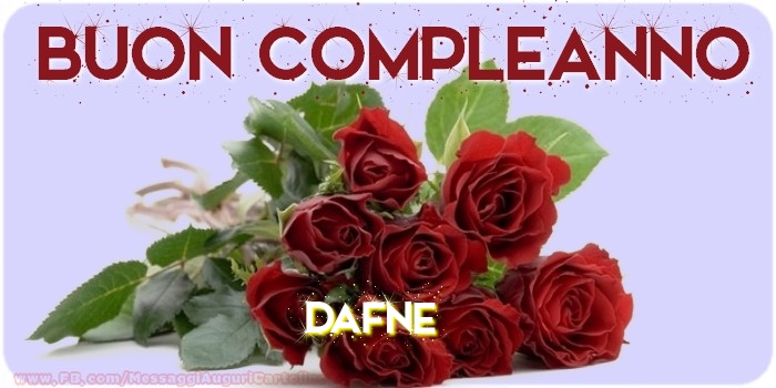 Buon compleanno Dafne - Cartoline compleanno