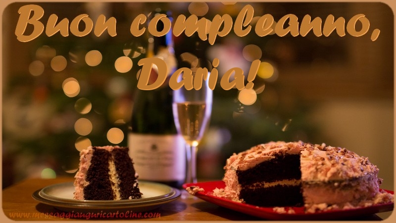 Buon compleanno, Daria - Cartoline compleanno