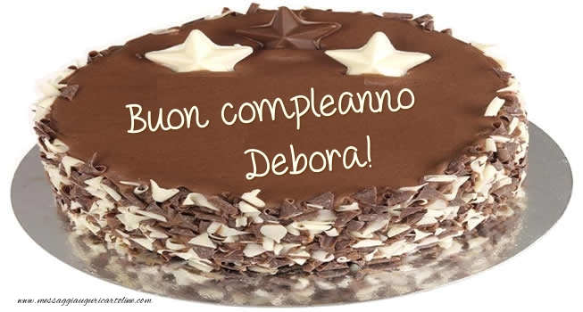 Buon compleanno Debora! - Cartoline compleanno con torta