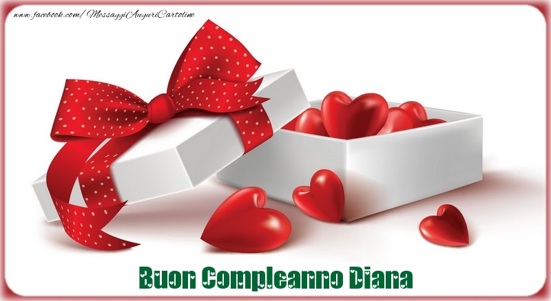 Buon Compleanno Diana - Cartoline compleanno
