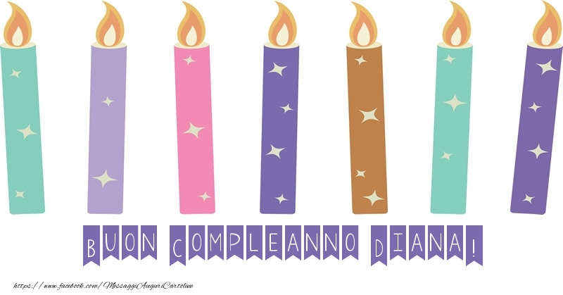 Buon Compleanno Diana! - Cartoline compleanno