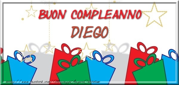 Buon compleanno Diego - Cartoline compleanno