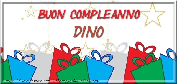 Buon compleanno Dino - Cartoline compleanno