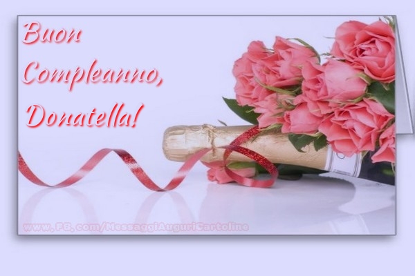 Buon Compleanno, Donatella - Cartoline compleanno