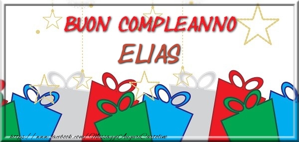 Buon compleanno Elias - Cartoline compleanno