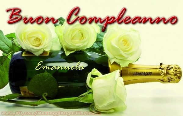 Buon compleanno Emanuela - Cartoline compleanno