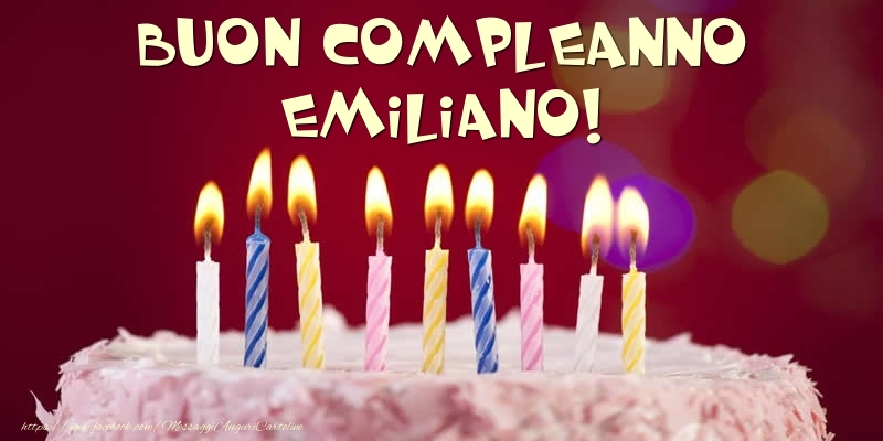  Torta - Buon compleanno, Emiliano! - Cartoline compleanno con torta