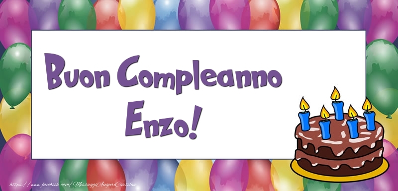 Buon Compleanno Enzo - Cartoline compleanno