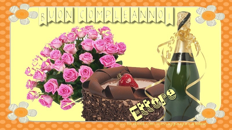 Buon compleanno Ettore - Cartoline compleanno