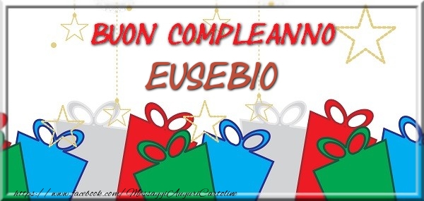 Buon compleanno Eusebio - Cartoline compleanno