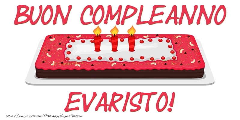 Buon Compleanno Evaristo! - Cartoline compleanno