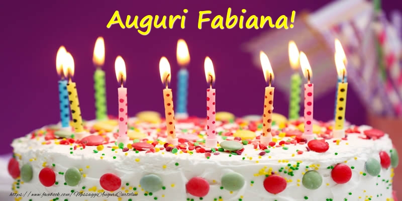 Auguri Fabiana! - Cartoline compleanno